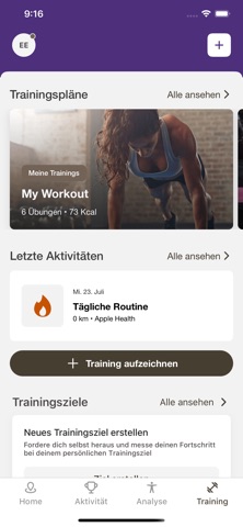 Lila Fitness. screenshot