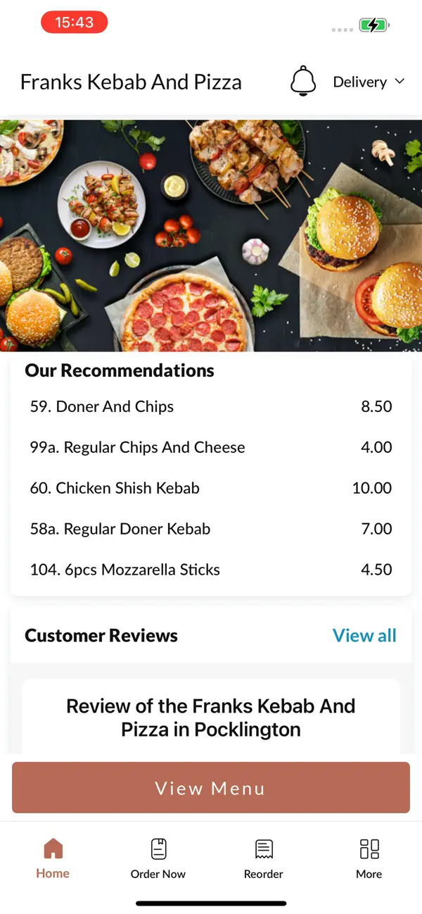 Screenshot #2 pour Franks Kebab And Pizza