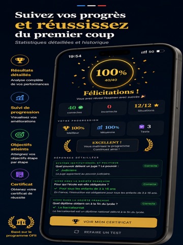 Test Civique iPad screenshot