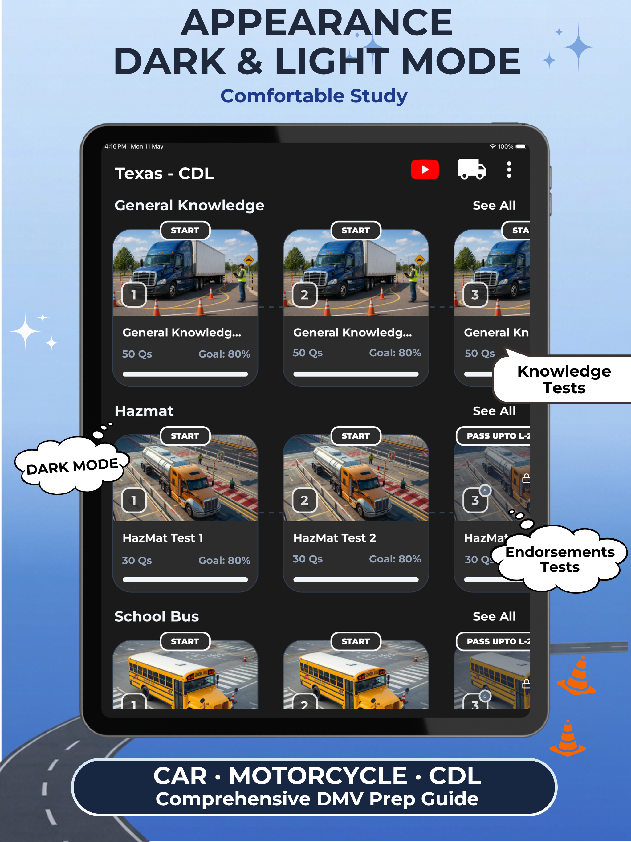 JACE: Texas DMV Practice Test screenshot 18