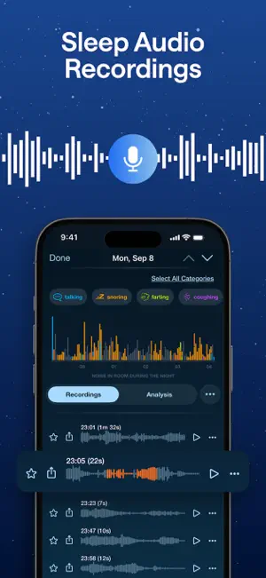 Noxogy : Sleep Tracker Sounds screenshot 3