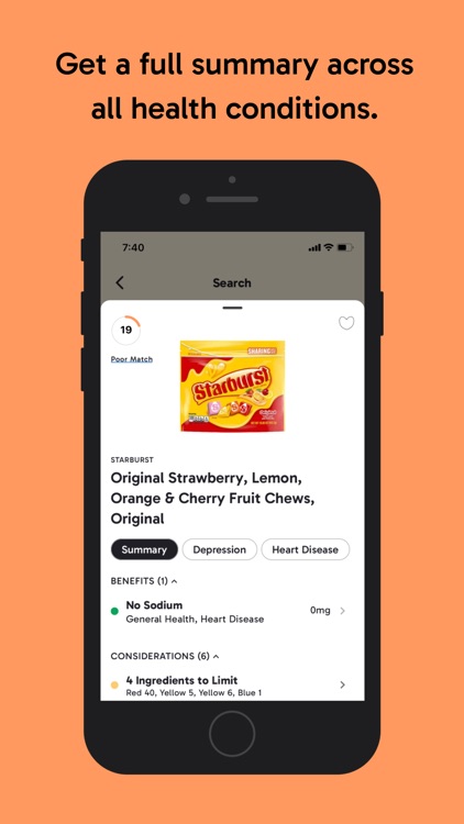 Sesame: Healthy Food Scanner
