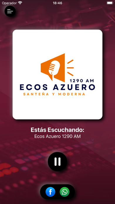 Screenshot 2 of Ecos Azuero 1290 AM App