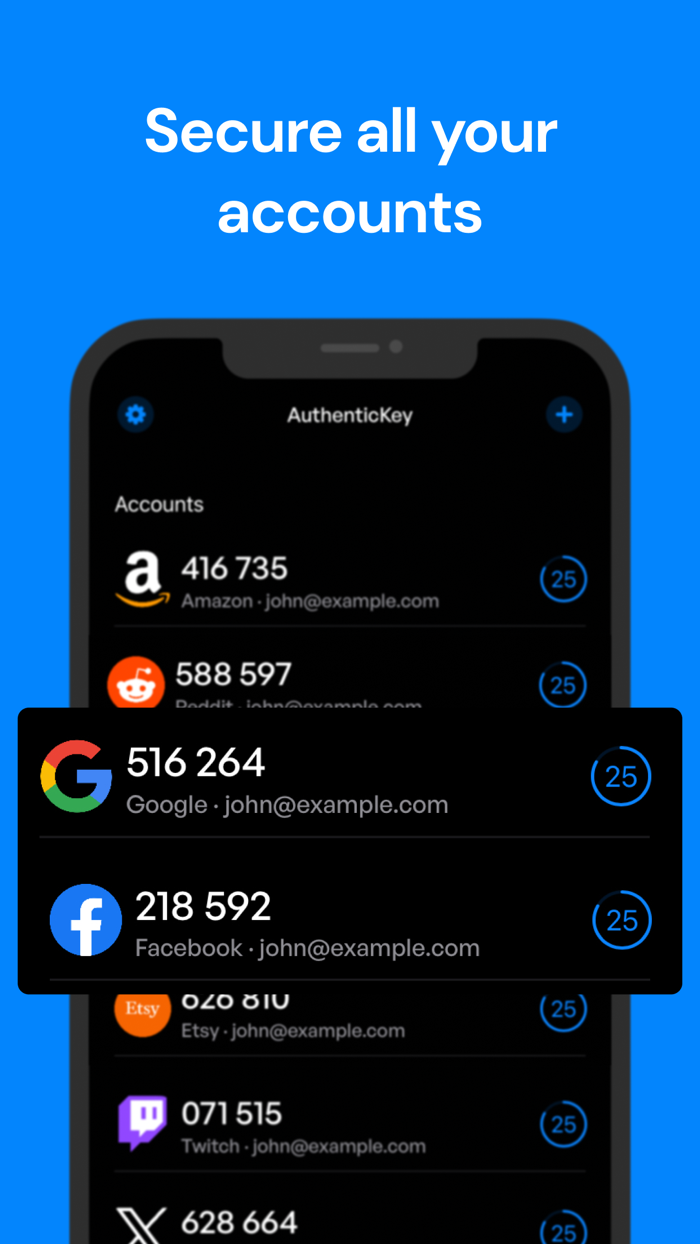 Authenticator Secure 2FA