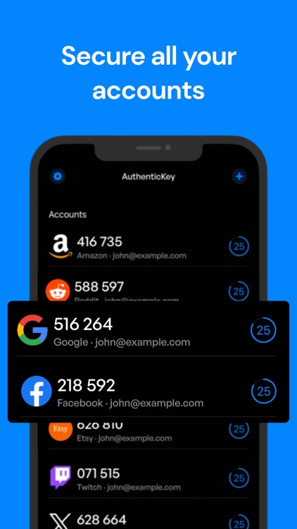 Authenticator: Secure 2FA