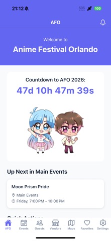 Anime Festival Orlando iPhone screenshot