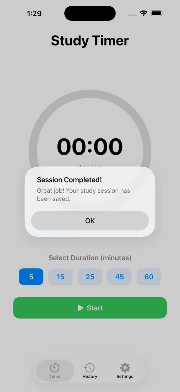 #4. StudyCircle Timer (iOS) بواسطة: hyunsang ?