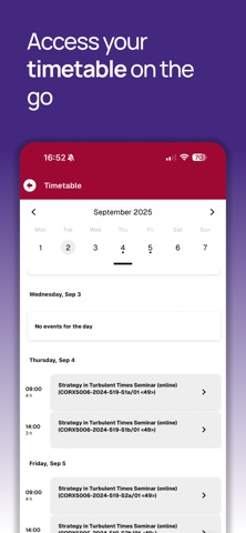 DMU Student App Screenshot 3 of 7