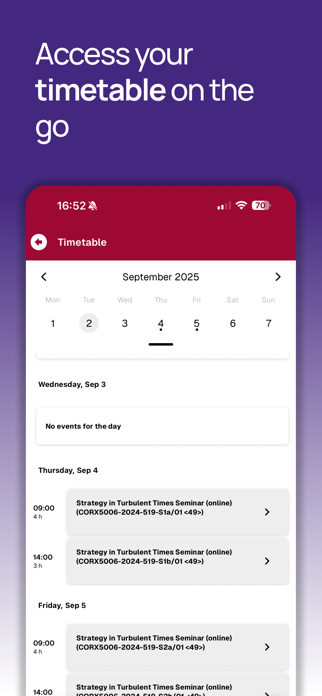 DMU Student App Screenshot 3 of 7