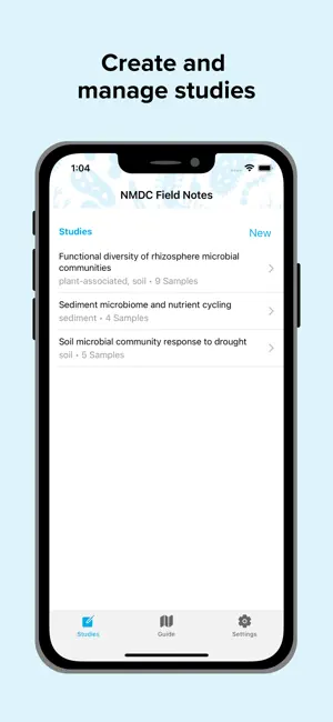 NMDC Field Notes screenshot 1