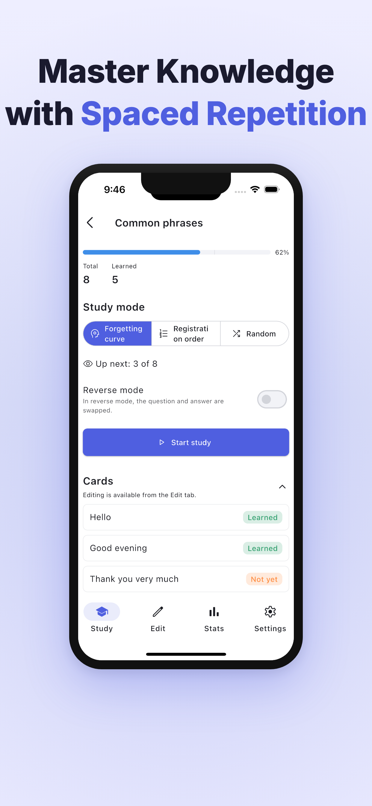 Flashcards Maker: Swipe Study screenshot 5