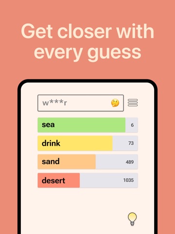 Contexto: Guess the Word Game iPad screenshot