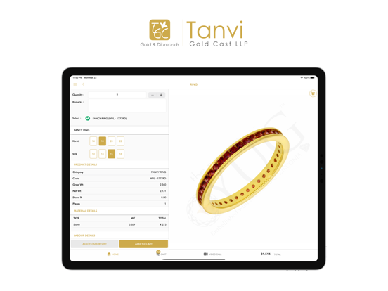 Tanvi Exports India iPad screenshot