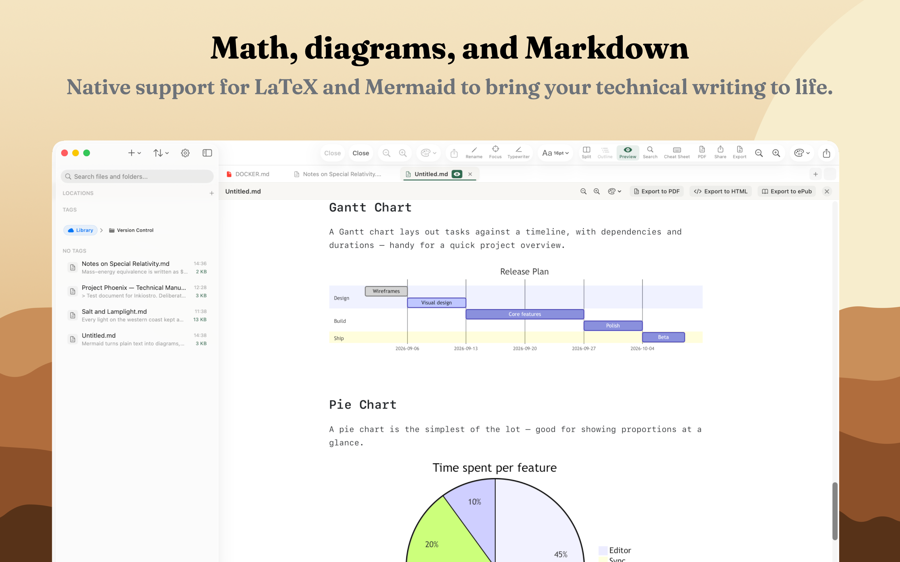 Inkiostro: Markdown Editor screenshot 22