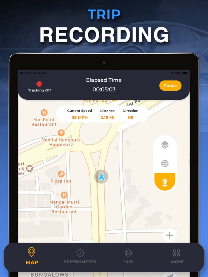 #3. GPS Speedometer App (iOS) 由: Hanja Devi