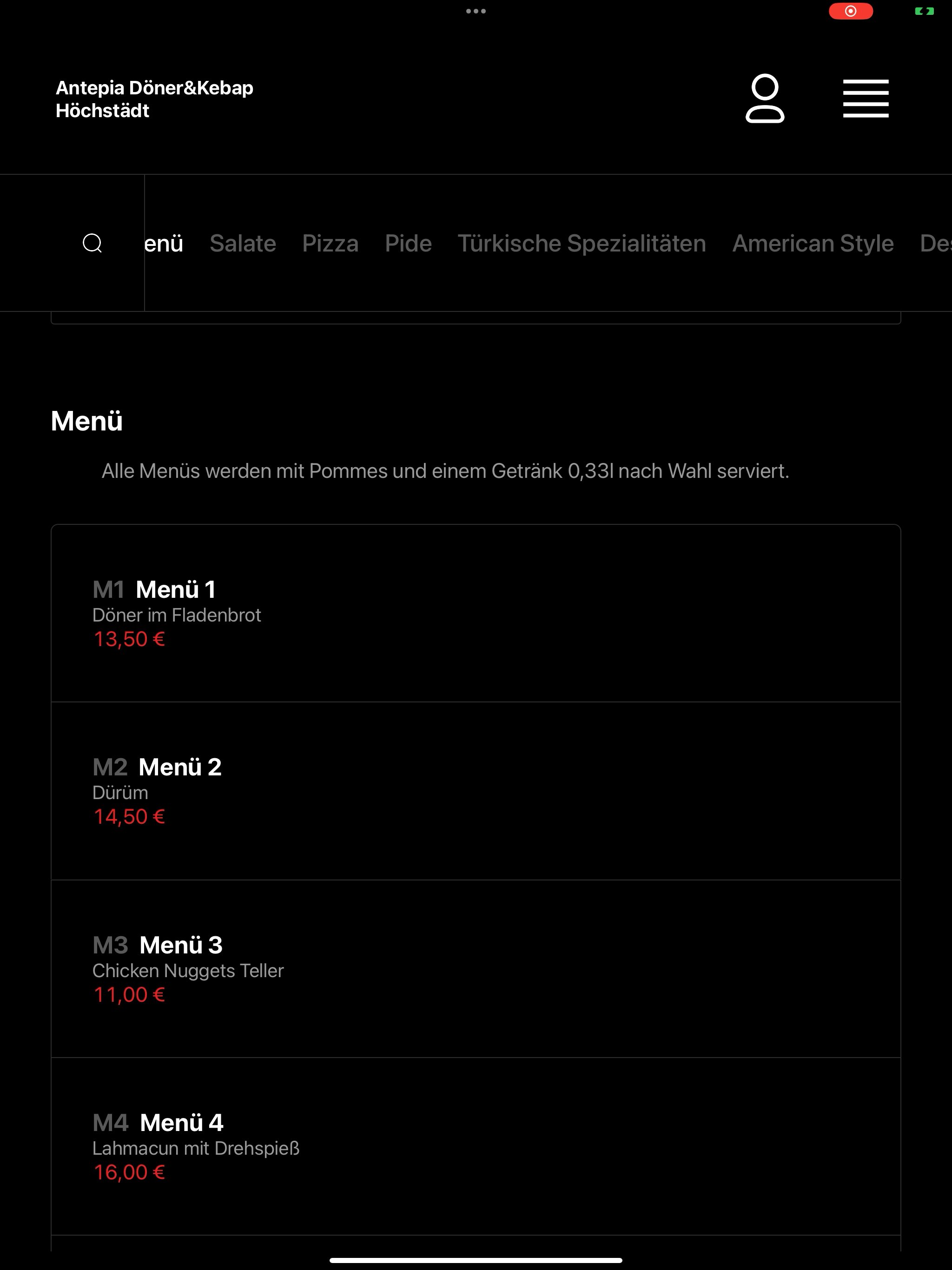 Antepia Döner&Kebap Höchstädt screenshot 13