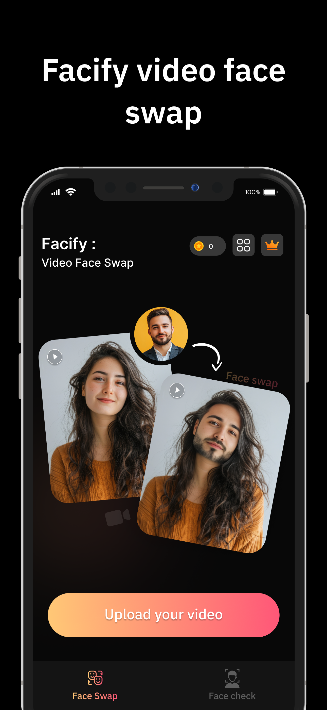 Facify : Face Swap, Facecheck