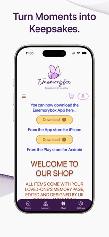 eMemorybox screenshot