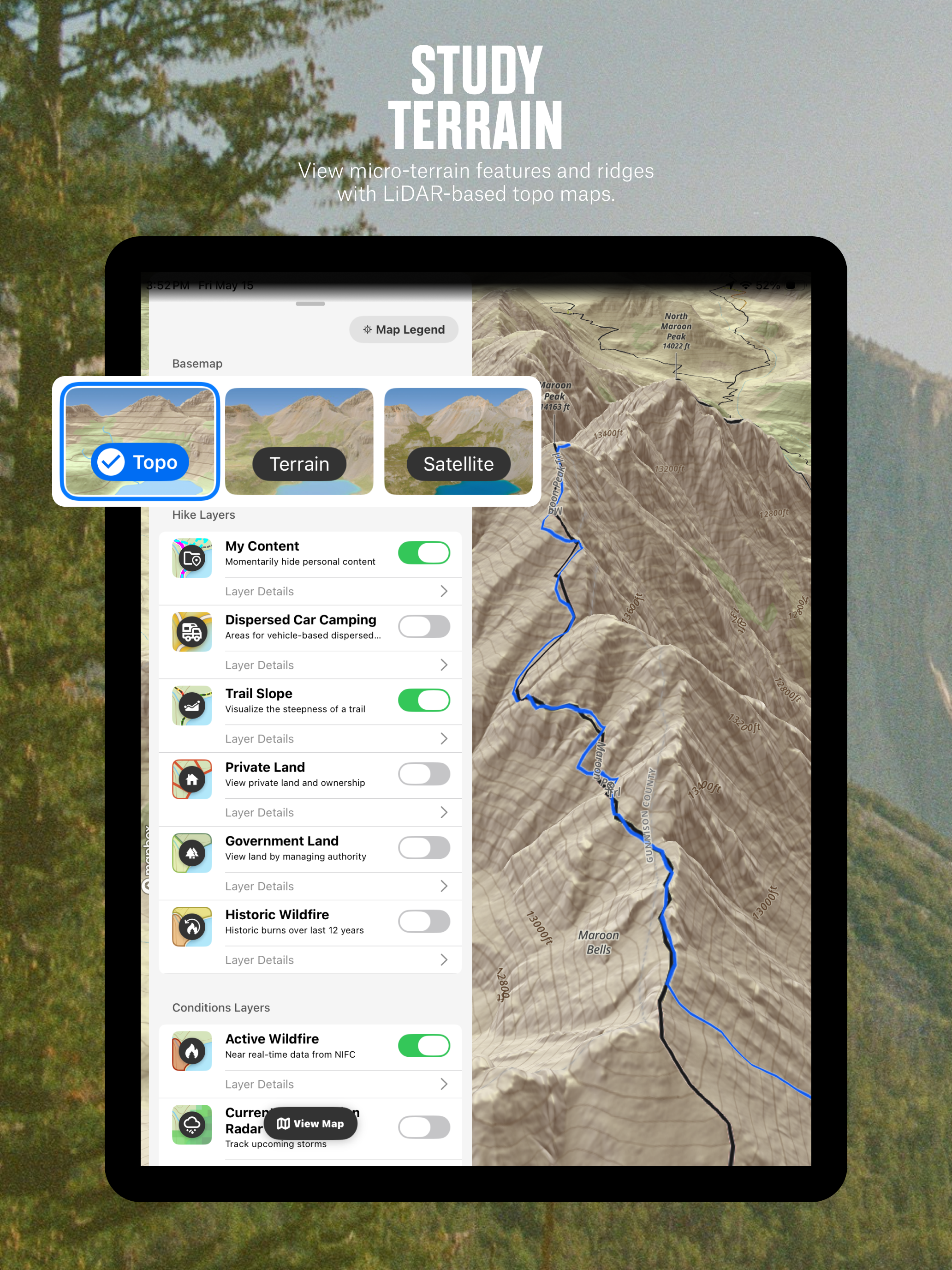 onX Backcountry: Trail GPS App