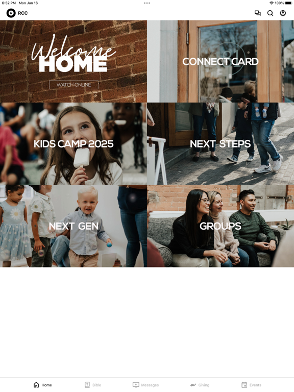 Redemption Community Church iPad screenshot 1 - Lifestyle app