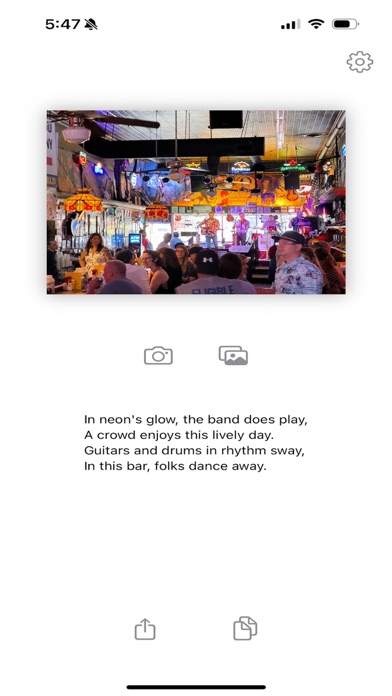 PoetryCam iPhone screenshot 2 - Entertainment app