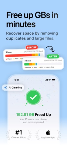 Cleaner Ai —Clean up Storage ◎ iPhone screenshot