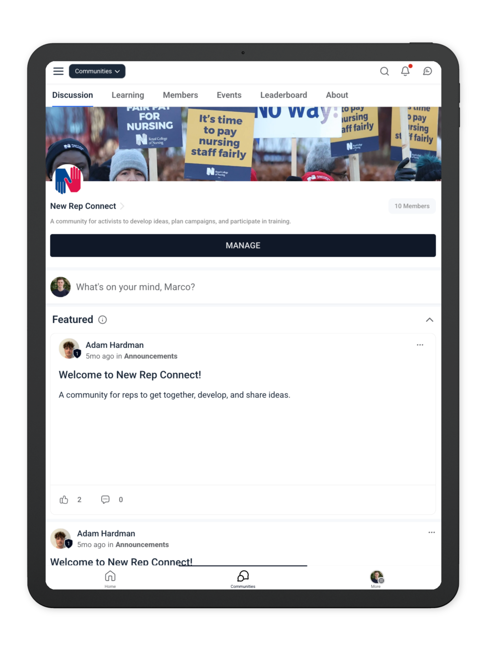 RCN Activism