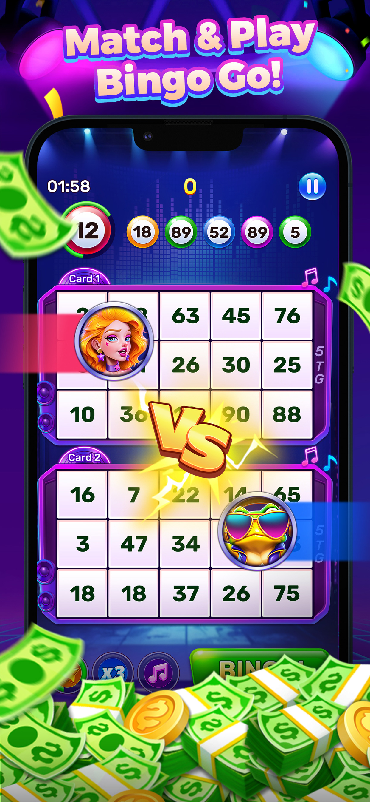 Bingo Rock screenshot 2