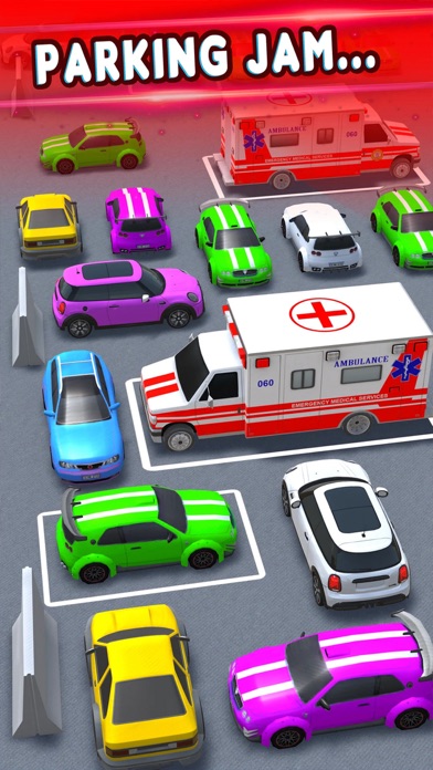 Parking Jam Ambulance Car Out Screenshot