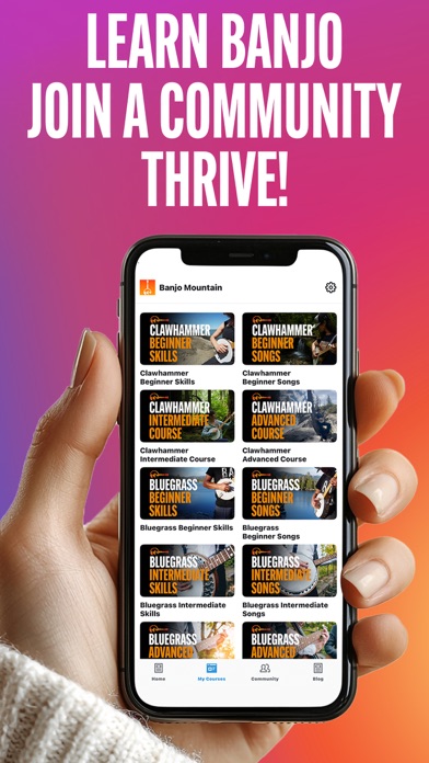 Banjo Mountain iPhone screenshot 1 - Entertainment app