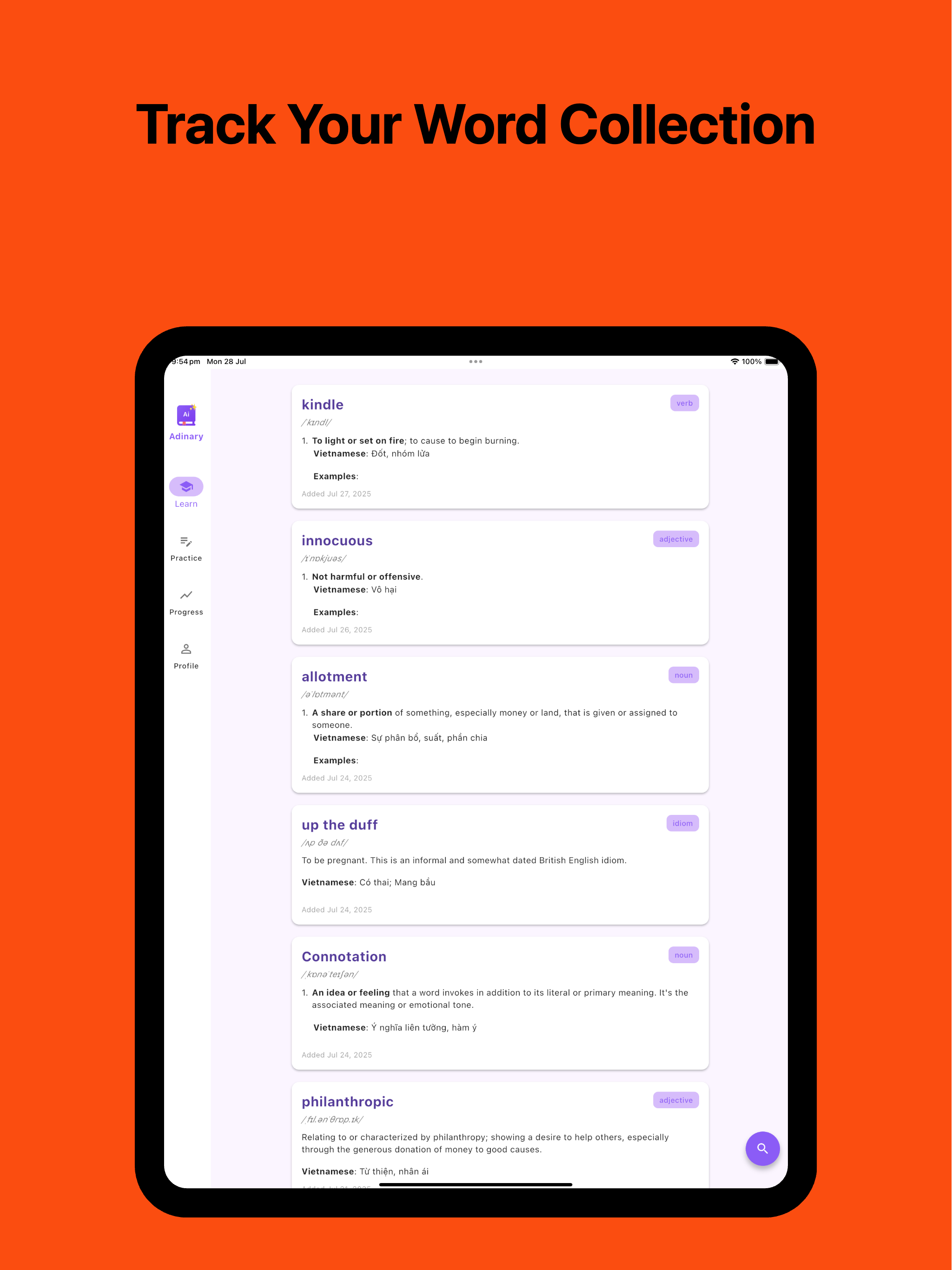 Adinary: AI Dictionary & Vocab screenshot 8