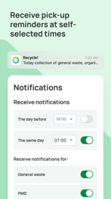 Recycle! - Collection calendar screenshot