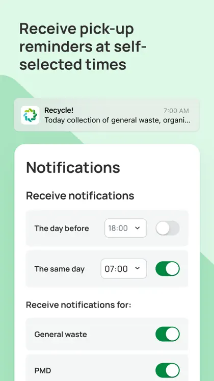 Captura 3 de 4 de Recycle! - Collection calendar