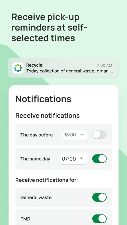 Recycle! - Collection calendar