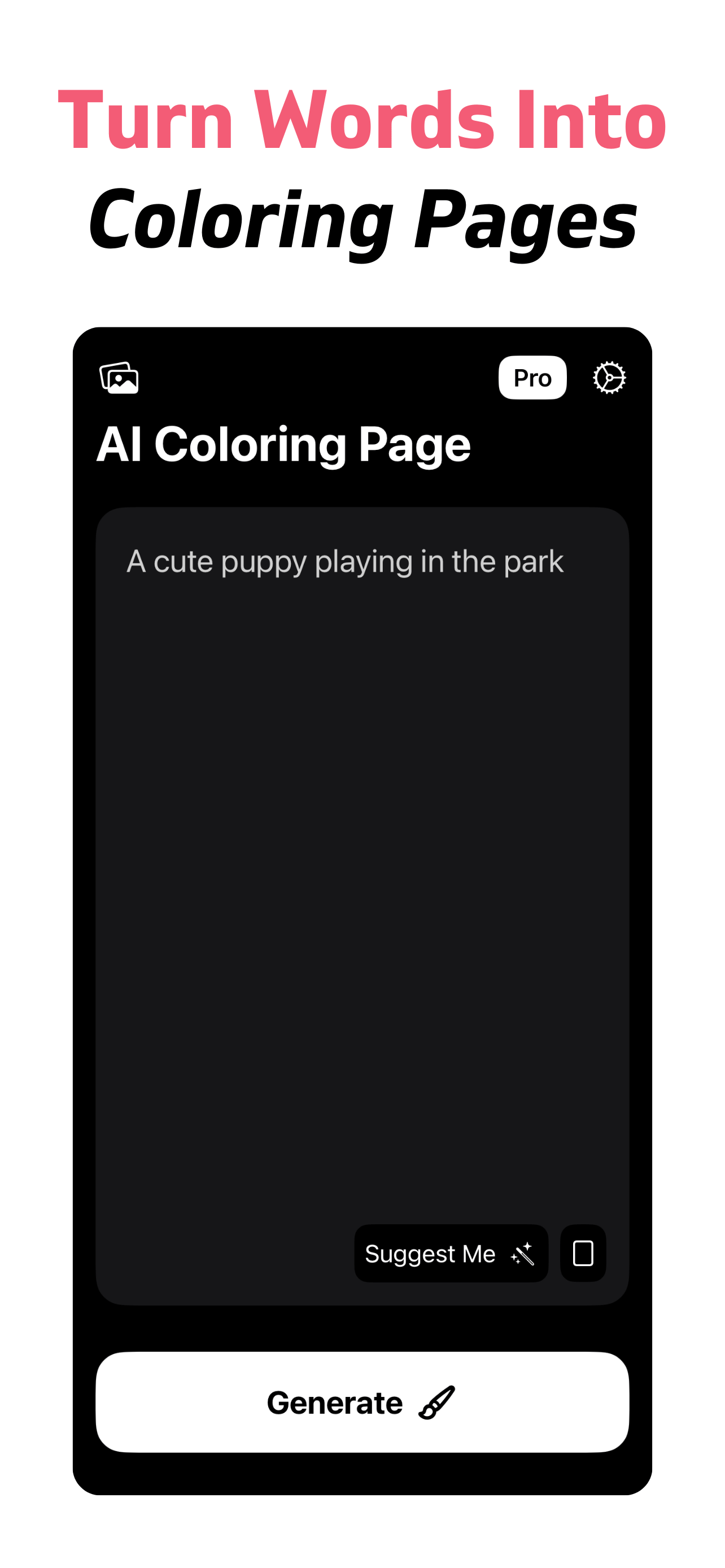 AI Coloring Page Generator screenshot 2