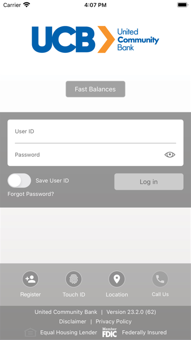 United Community Bank, LA Screenshot