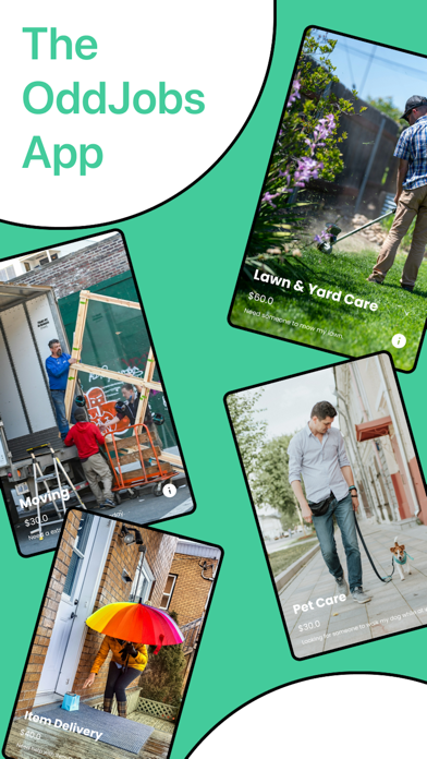 The OddJobs App Screenshot