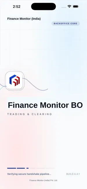Finance Monitor BO screenshot 1