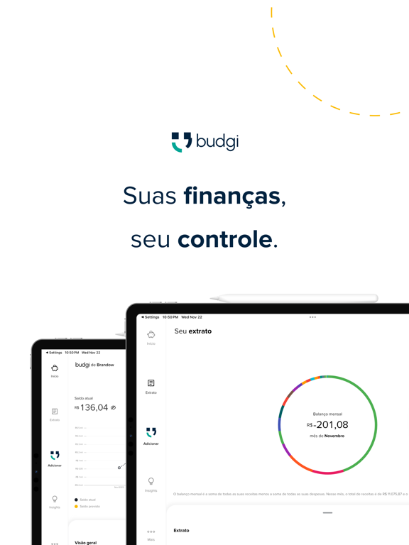Screenshot #4 pour budgi: Finanças com IA