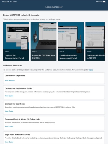 Edge Node Companion iPad screenshot