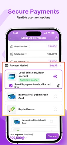 Vio - Smart Booking iPhone screenshot
