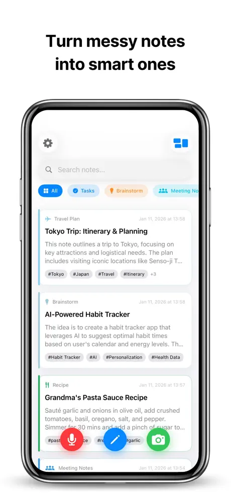 WizNote: Brain Dump AI 智记脑图笔记应用截图