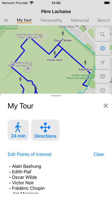 Père Lachaise Tour Screenshot