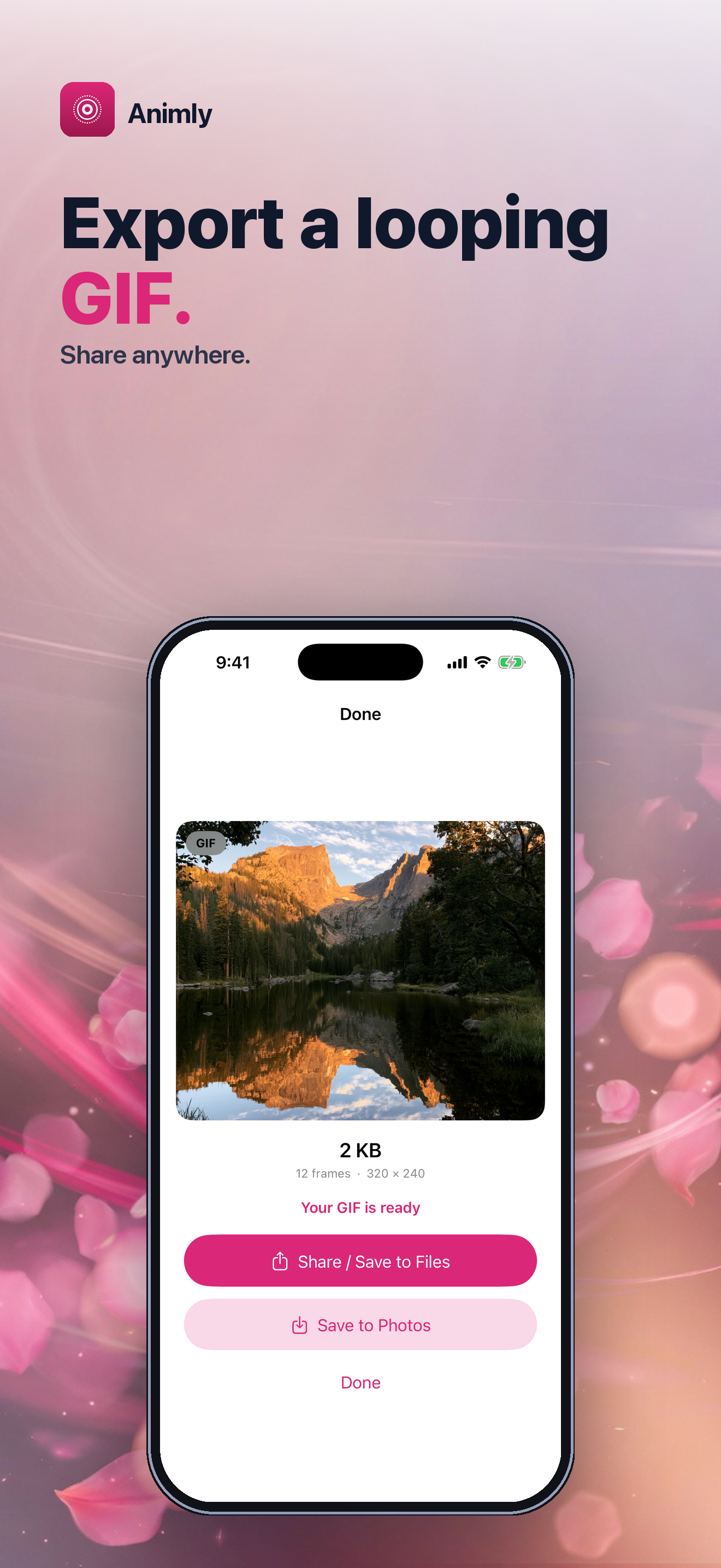 Animly: Live Photo to GIF screenshot 3