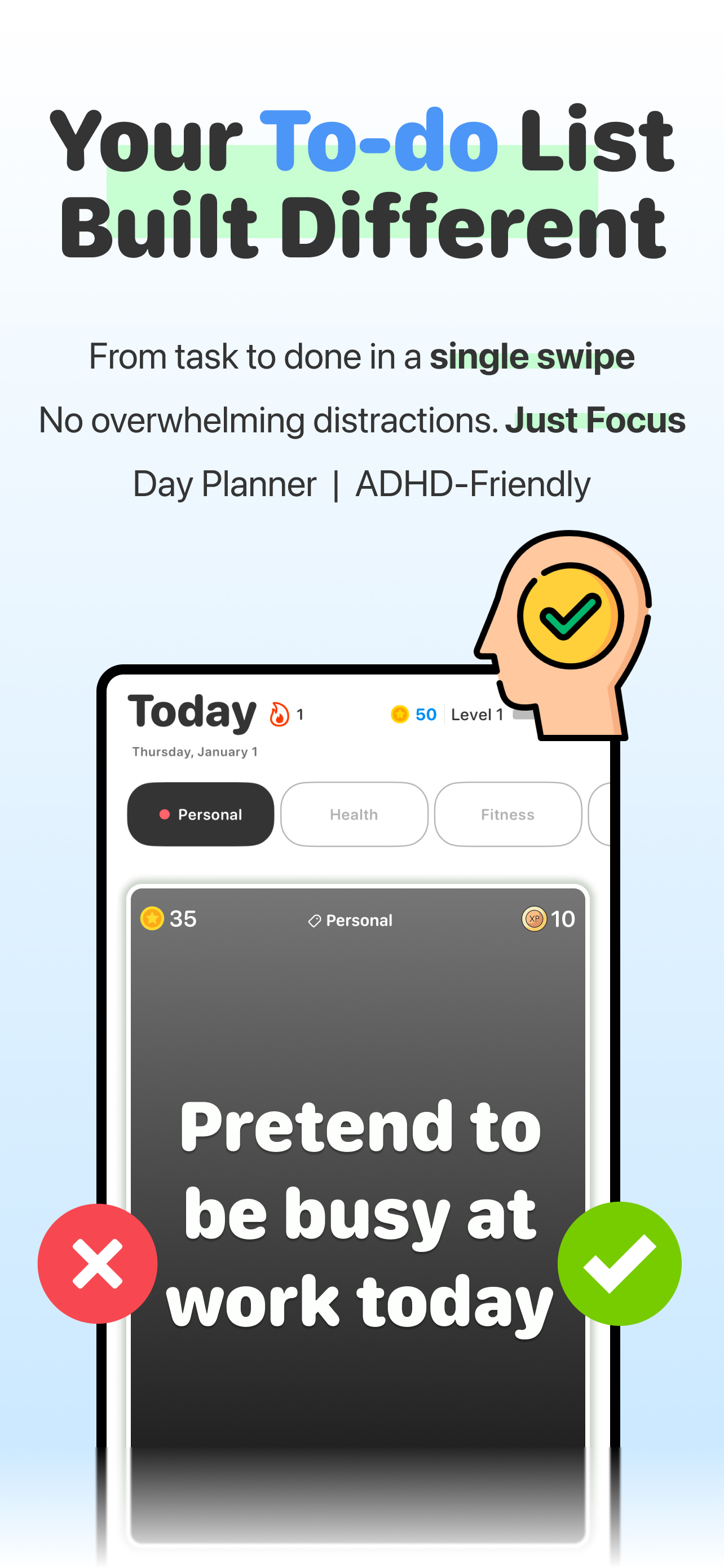 Swipe Task & To Do Lists: Pau
