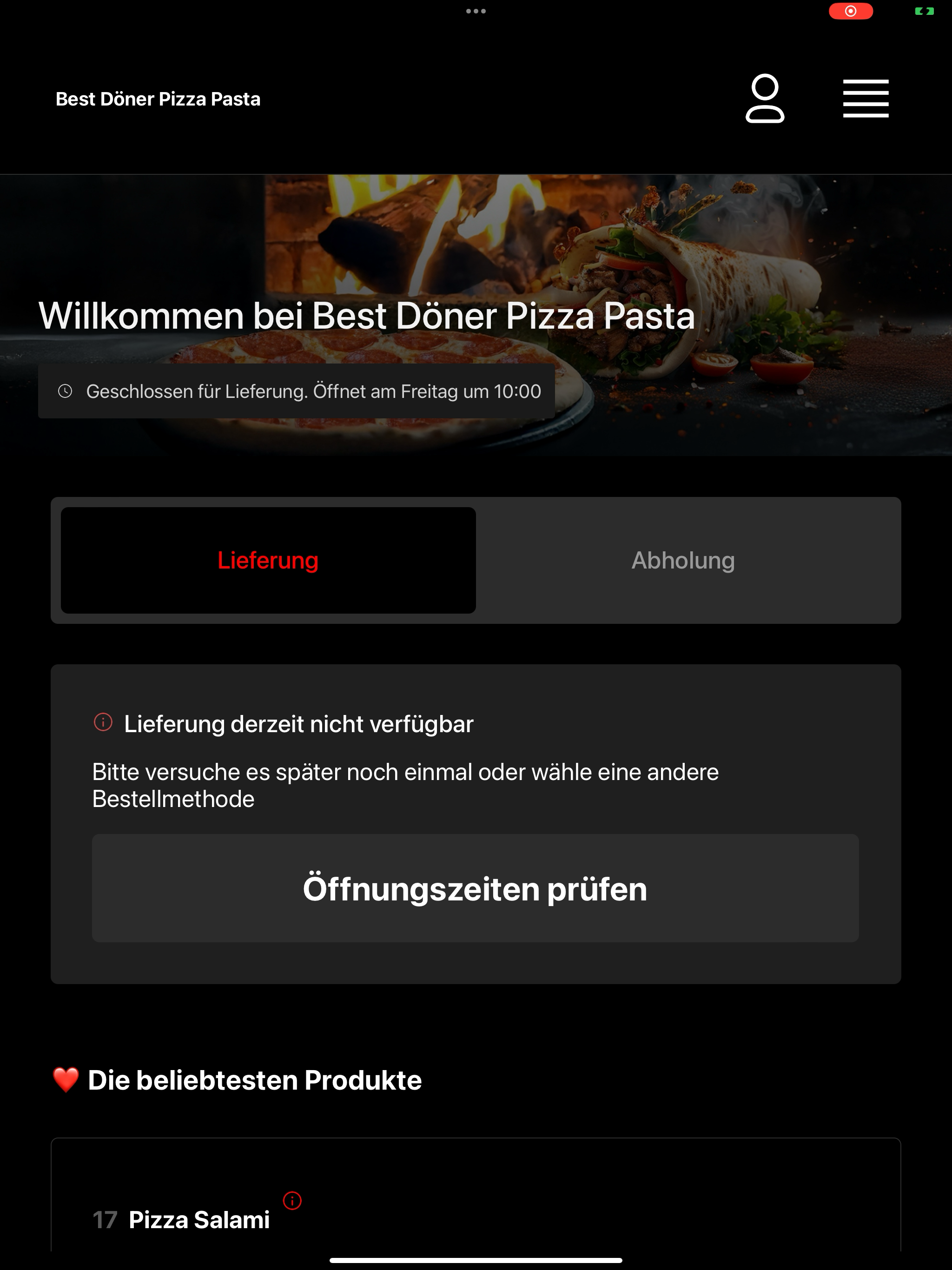 Best Döner Pizza Pasta screenshot 14