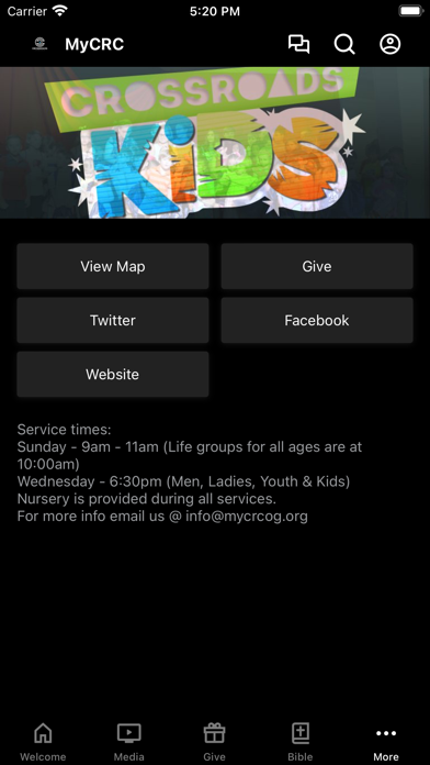 Crossroads Church of God Screenshot