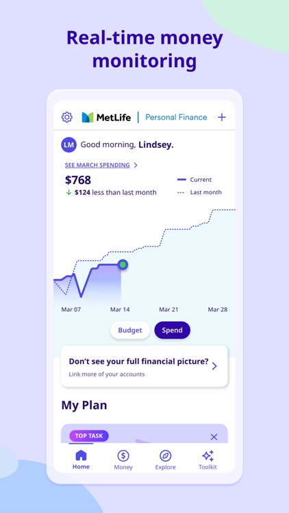 MetLife Personal Finance App