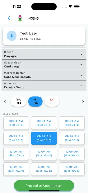 myCGHS 2.0 iPhone screenshot 5