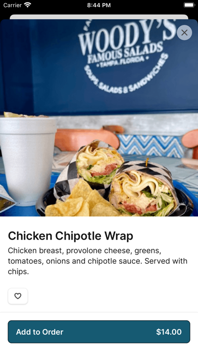 Woody's Salads To Go iPhone screenshot 4 - Food & Drink app